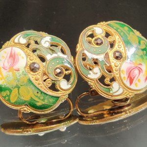 Vintage Art Nouveau Style Victorian Earrings